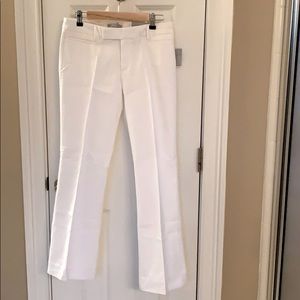 Gap Modern Boot white pant NWT sz 4A
